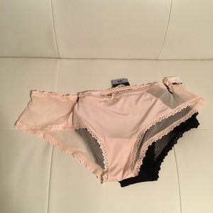 🌸Spring Sale! NEW Lace Cotton Hipsters- set of 2